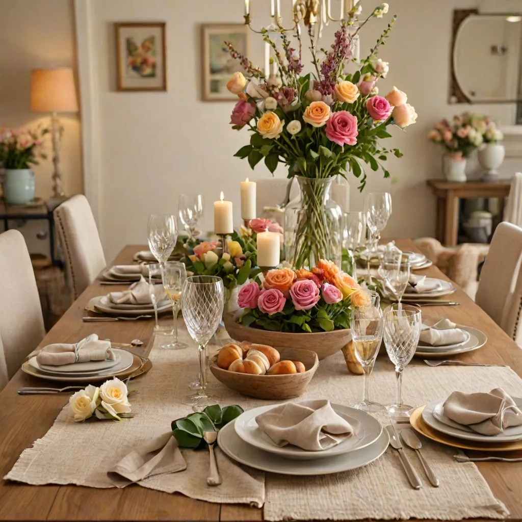 Dekoracja stołu w salonie na co dzień: praktyczne i estetyczne aranżacje