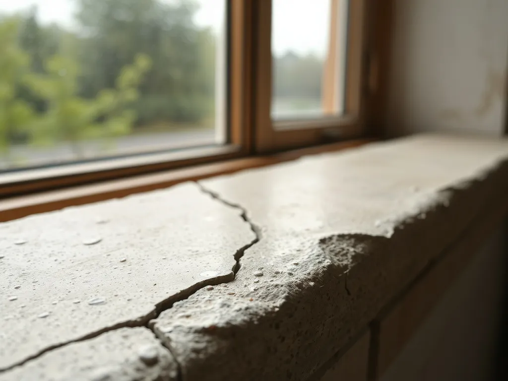 Dlaczego parapet z kamienia pęka?